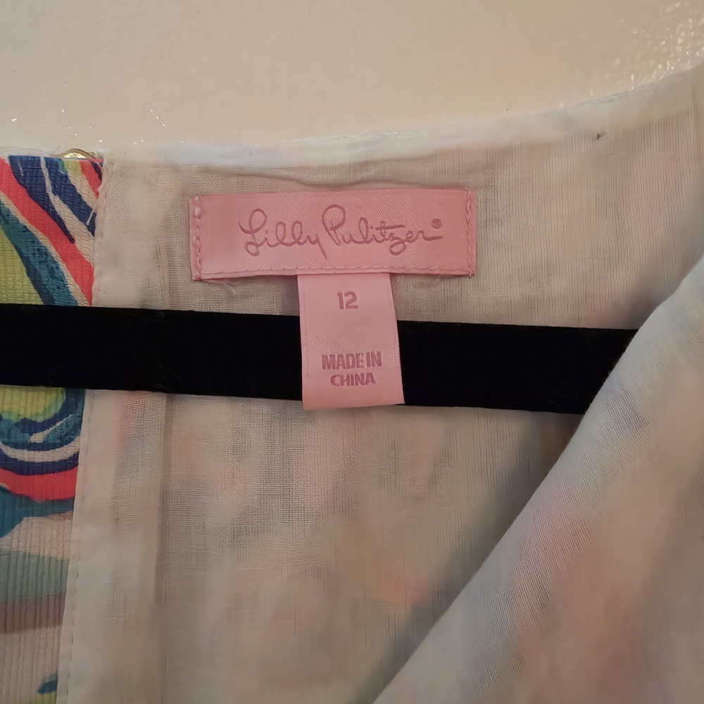 Lilly Pulitzer Multicolor Swirl Dress - Picture 3 of 3